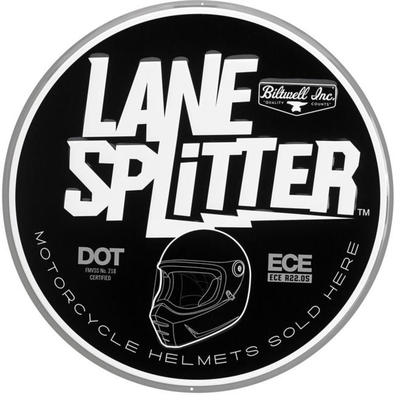 LANESPLITTER SIGN