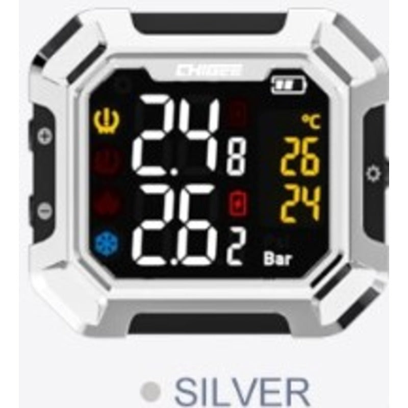 CHIGEE G3 TIRE PRESSURE MONITOR SYSTEM | INTERNAL SENSOR - SILVER