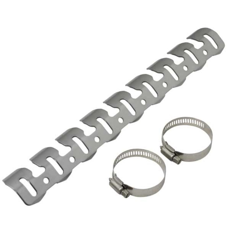 DRC EXHAUST PIPE GUARD ALLOY | 4T UNIVERSAL Ti Colour