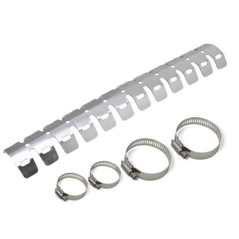 DRC EXHAUST PIPE GUARD ALLOY | 2T UNIVERSAL Ti Colour