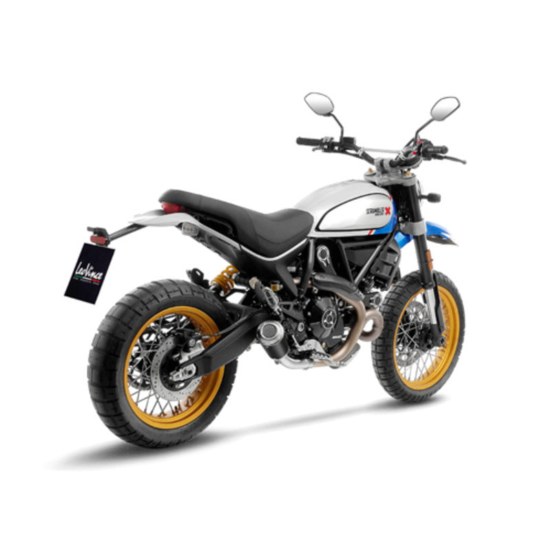 LV SLIP-ON | LV-10 | STAINLESS BLACK | SCRAMBLER 800 DESERT SLED '21>