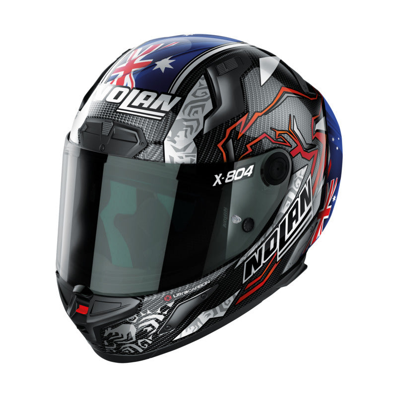 NHX804026 X-804 RS FULL FACE STONER | CARBON-BLUE-WHITE-RED (26)