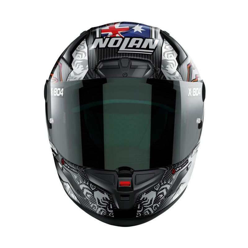 NHX804026 X-804 RS FULL FACE STONER | CARBON-BLUE-WHITE-RED (26)