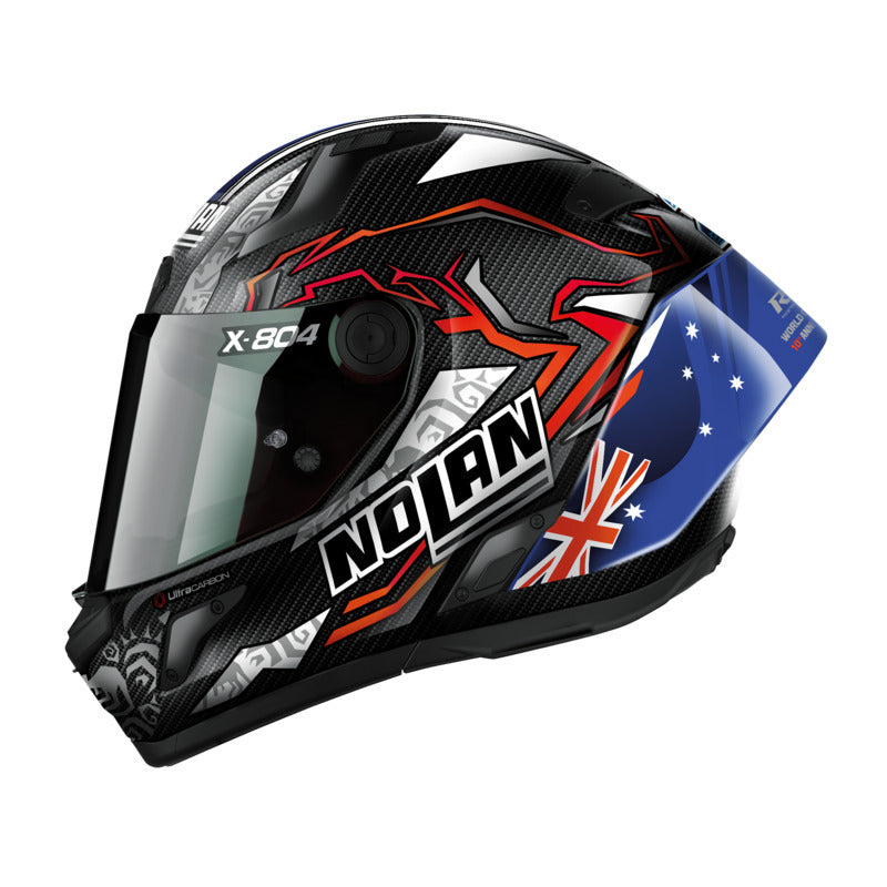 NHX804026 X-804 RS FULL FACE STONER | CARBON-BLUE-WHITE-RED (26)