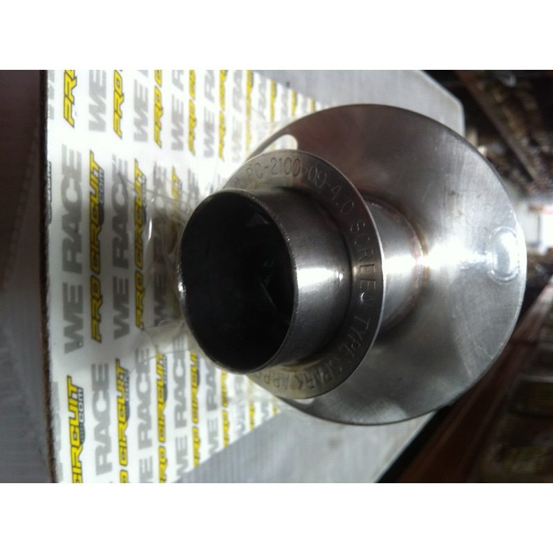 STAINLESS QUIET INSERT, 2010 | BUILT IN SPARK ARRESTOR, 4" BASE, SUITS NEW STYLE END CAPS