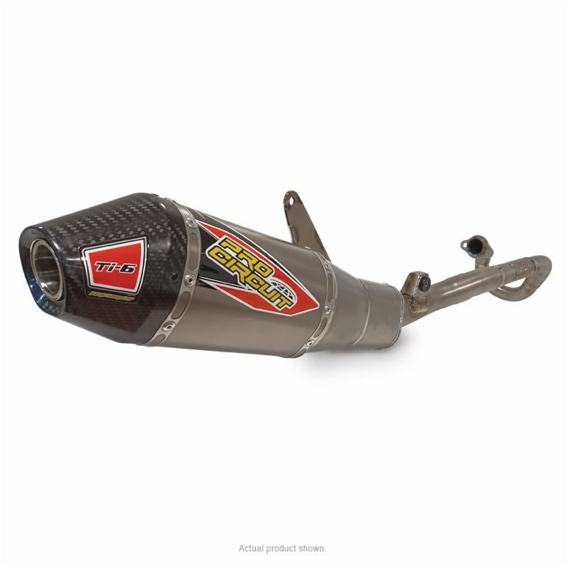CRF250R 22-25 Ti-6 STD SYSTEM | Carbon End Cap, Full Titanium System, US Spec, not MA Legal