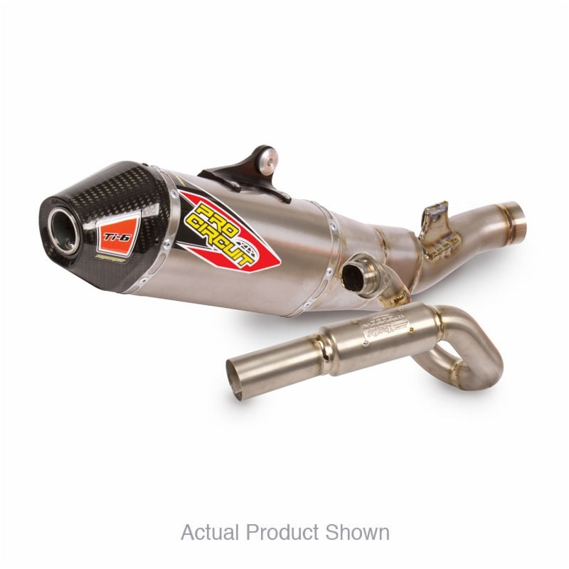 KX450 24-26 Ti-6 STD SYST | CARBON END CAP, FULL TITANIUM SYSTEM, US SPEC, NOT MA LEGAL