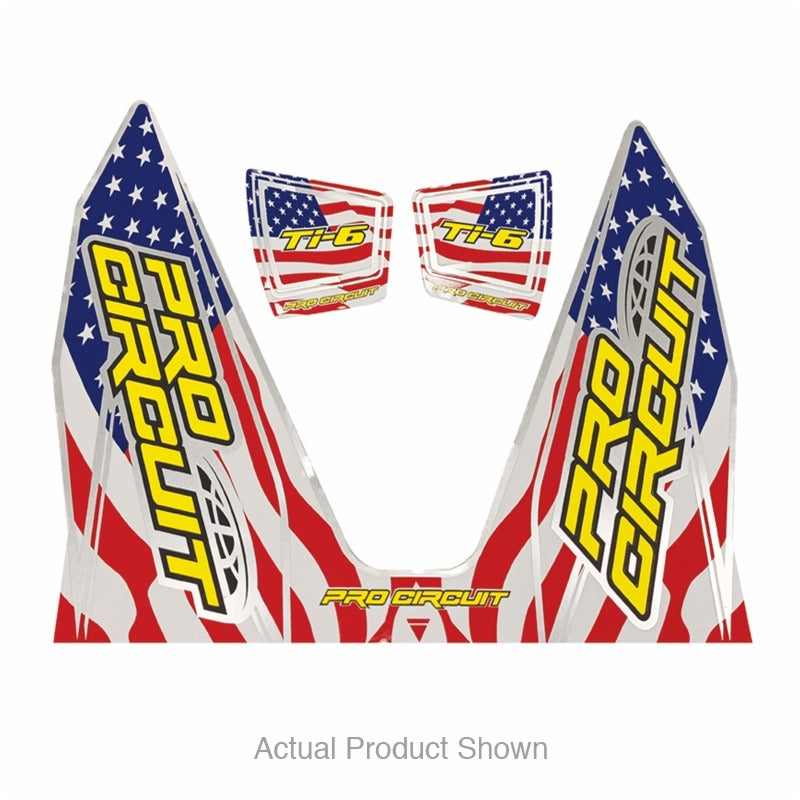 TI-6 DECAL STARS &amp; STRIPES, KXF, RMZ, KTMSXF