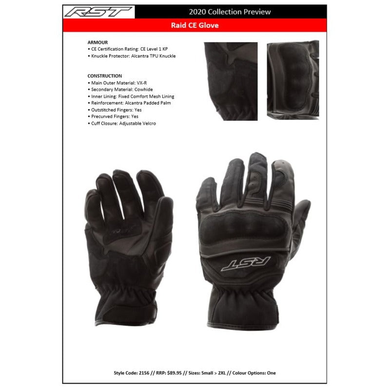 RSGS2156 RAID CE GLOVE BLACK (10)
