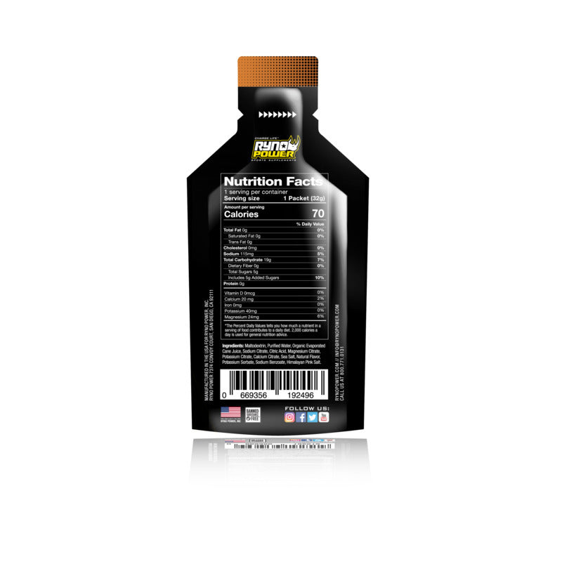 RYMG RYNO POWER - MANA GEL | PERFORMANCE SALTED CARAMEL