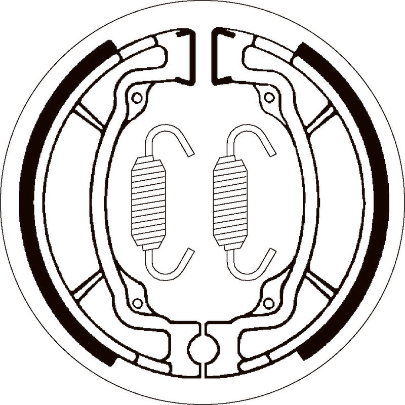 SBS 2015 BRAKE SHOES | WITH SPRINGS