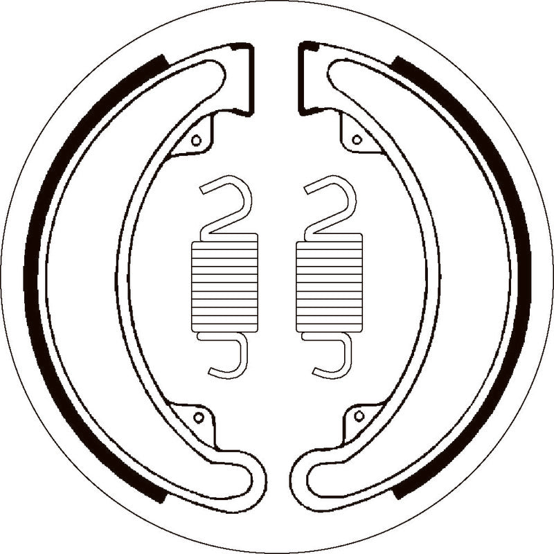 SBS 2024 BRAKE SHOES | WITH SPRINGS