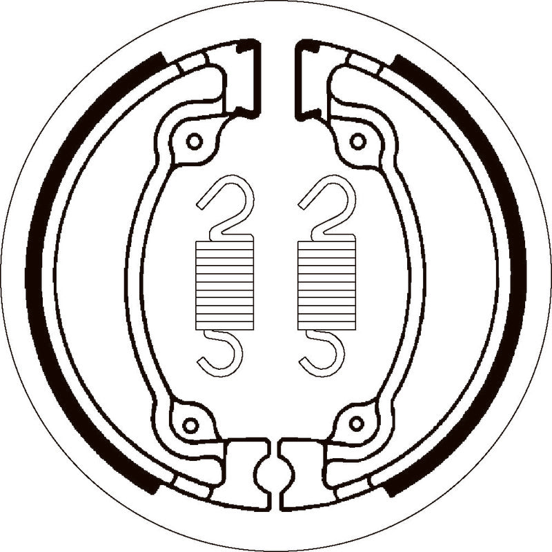 SBS 2026 BRAKE SHOES | WITH SPRINGS