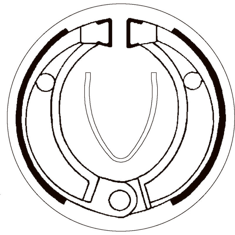 SBS 2043 BRAKE SHOES | WITH SPRINGS