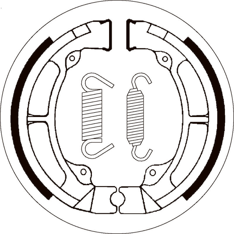 SBS 2056 BRAKE SHOES | WITH SPRINGS