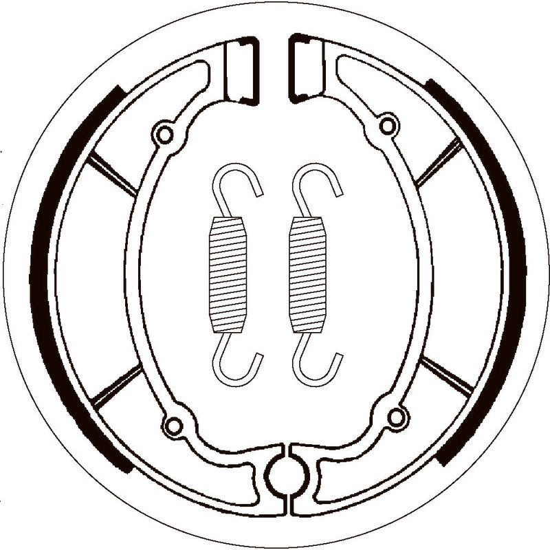 SBS 2064 BRAKE SHOES | WITH SPRINGS