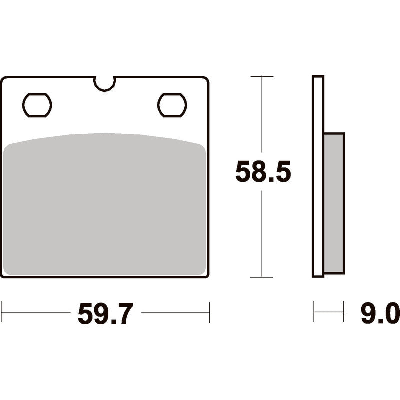 SBS 554HS FRONT PADS | SINTER STREET