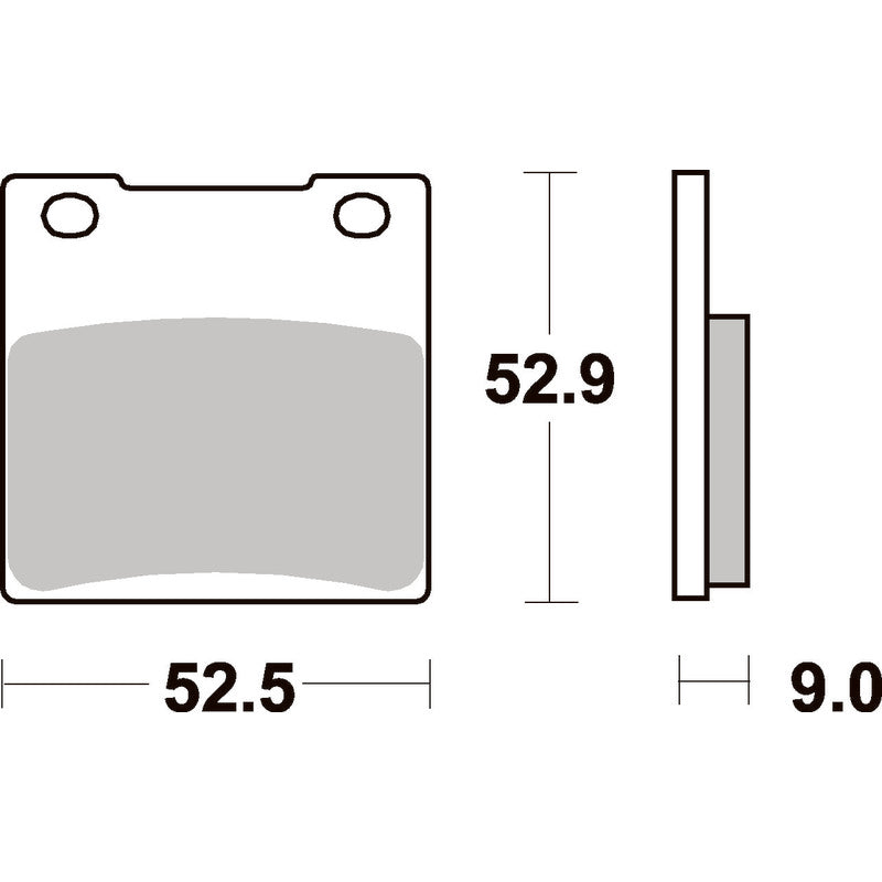 SBS 556LS REAR PADS | SINTER STREET