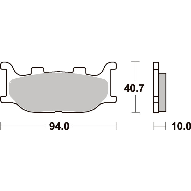 SBS 691HS FRONT PADS | SINTER STREET
