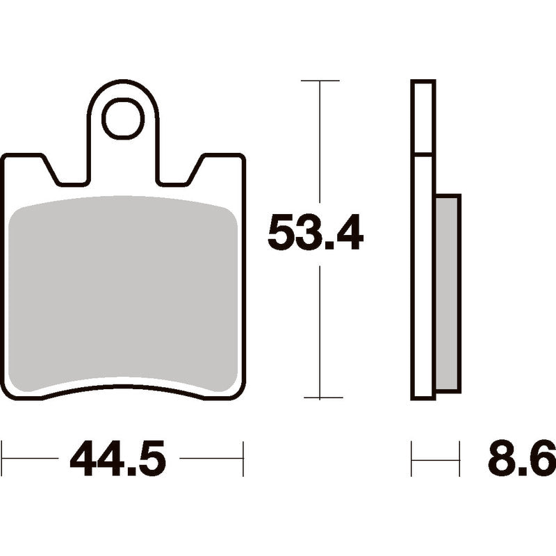 SBS 740HS FRONT PADS | SINTER STREET