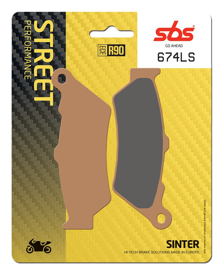 SBS FRICTION - Sinter Rear Brake Pads (SBS 176) - 674LS-