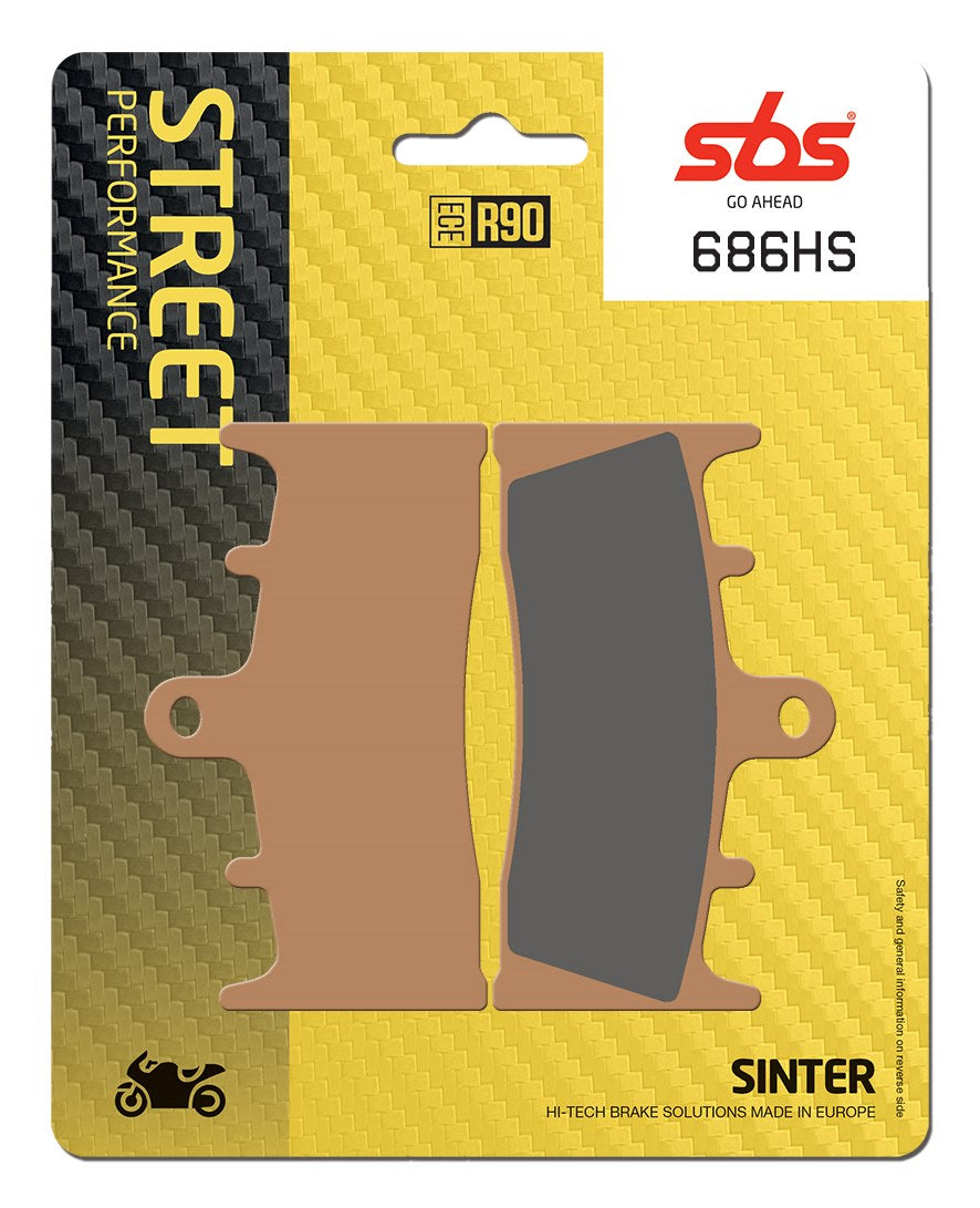 SBS FRICTION - Sinter Front Brake Pads - 686HS-
