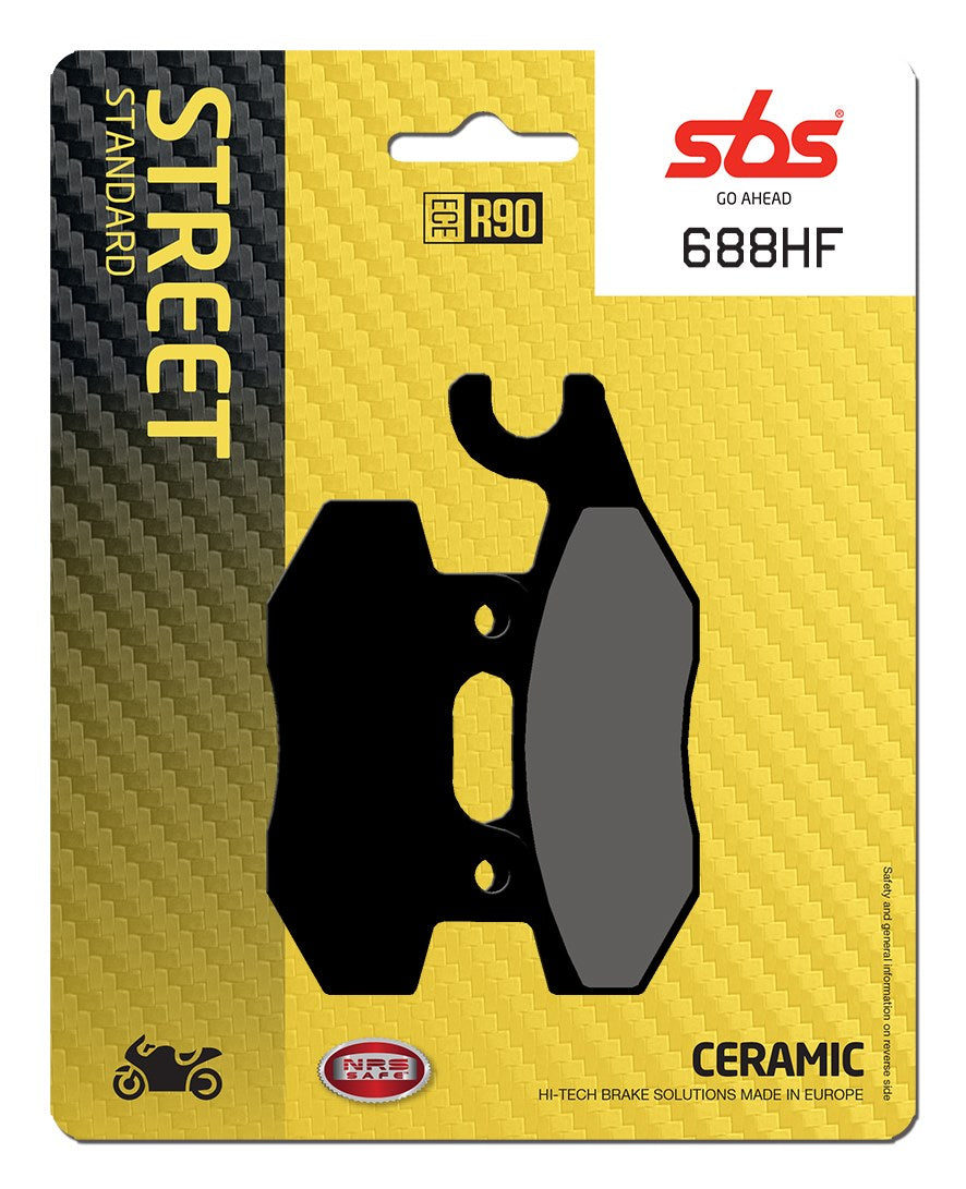 SBS FRICTION - Ceramic Front / Rear Brake Pads (SBS 119) - 688HF-