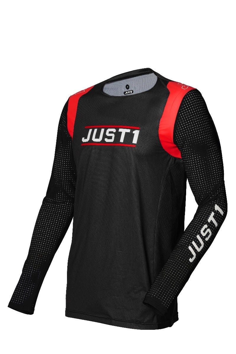 JUST1 J-FLEX YOUTH MX JERSEY ARIA BLK/RD YL