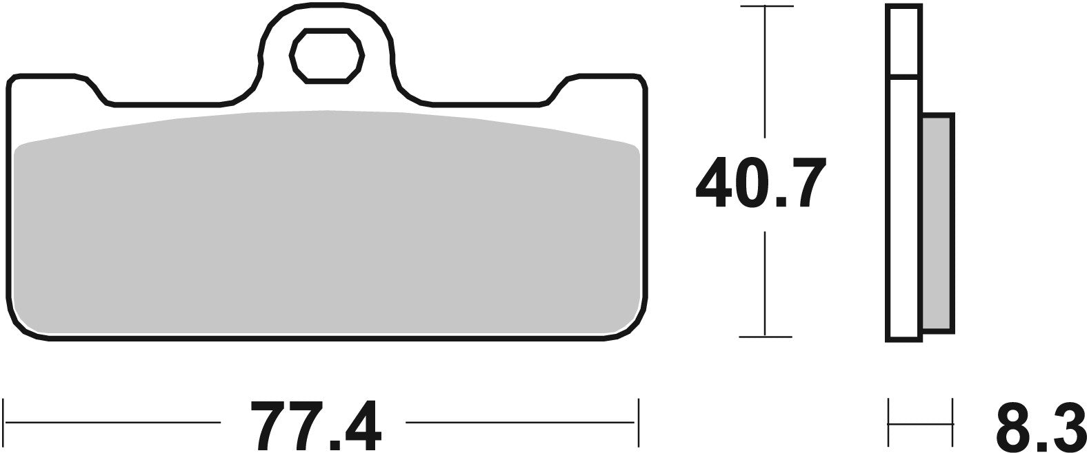 SBS FRICTION - Dual Sinter Front Racing Brake Pads - Moto 2, 3 & WSBK SPEC - 695DS2-