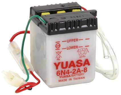 YUASA 6 VOLT BATTERY 6N4-2A-8