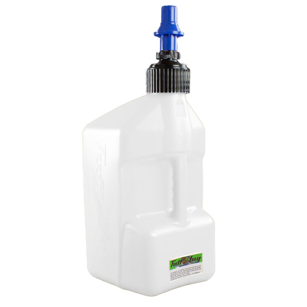 Gen 3 - 5G/20L White Tuff Jug with Blue Ripper Cap w/ View Strip - Superseded from 7-WURB