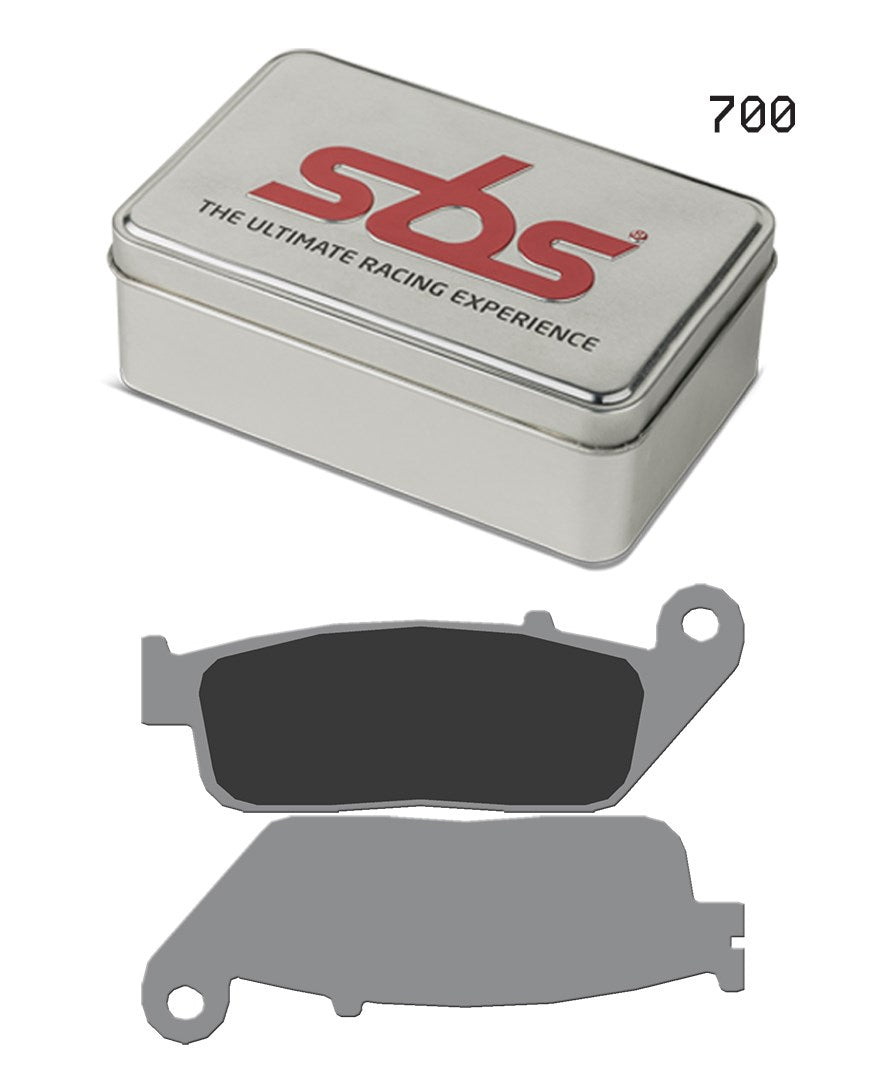 SBS FRICTION - Dual Sinter Front Racing Brake Pads - Moto2, 3 & WSBK SPEC - 700DS-