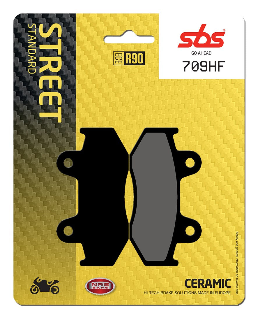 SBS FRICTION - Ceramic Rear Brake Pads (SBS 125) - 709HF-
