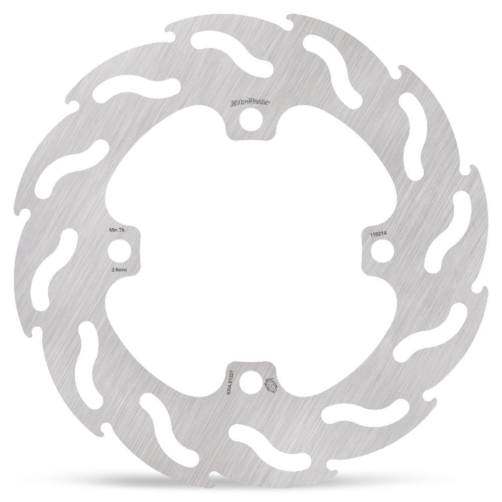 Moto-Master Flame Fixed Brake Disc Rear - Kawasaki: KX85