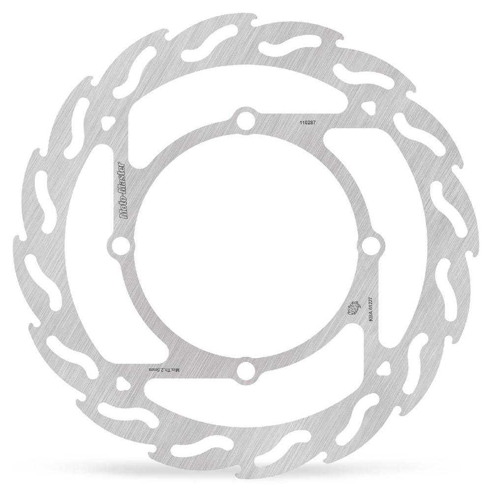 Moto-Master Flame Fixed Brake Disc Front - Suzuki: RMZ250/450, RMX450Z