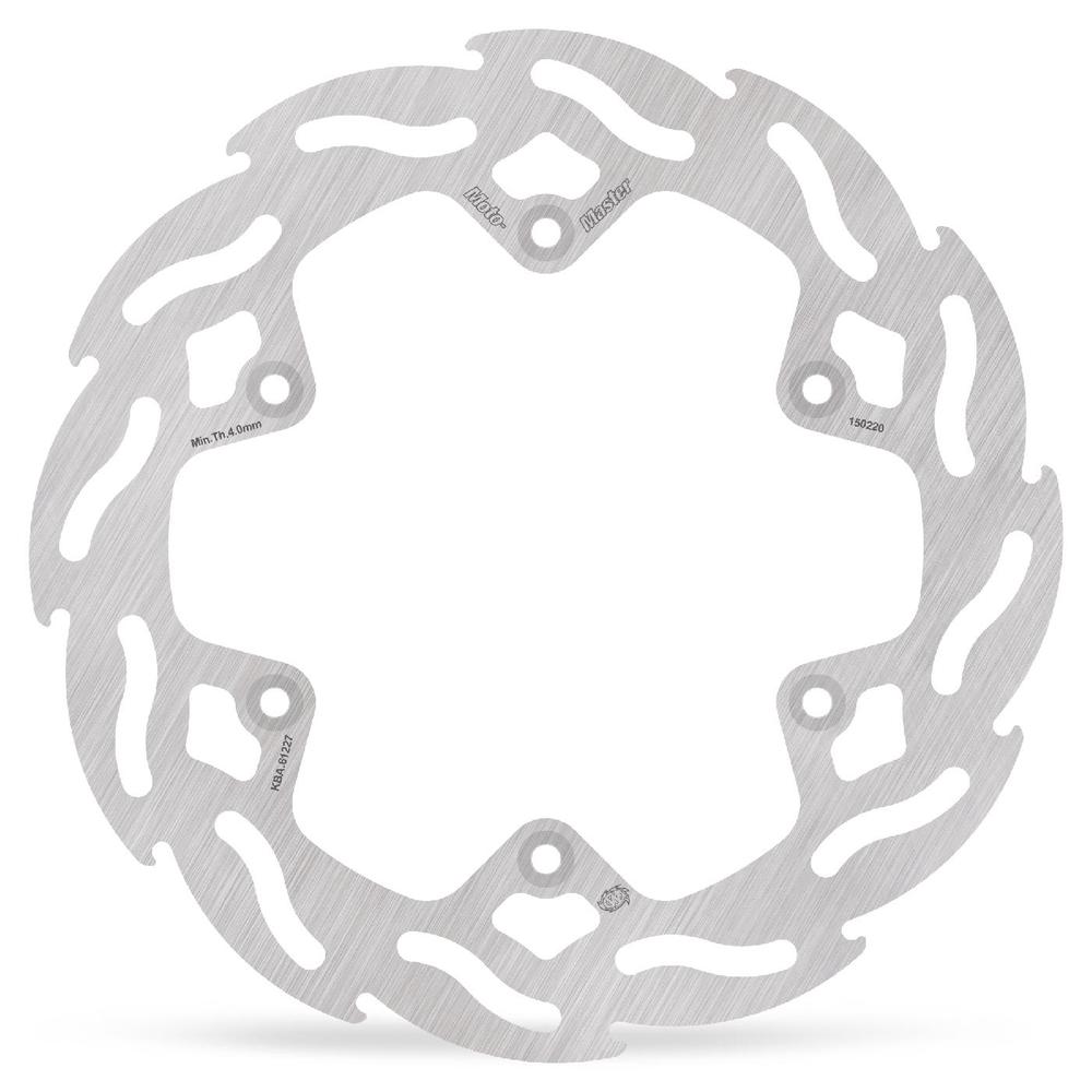 Moto-Master Flame Fixed Brake Disc Rear - Yamaha: YZ450F Factory 4.4mm