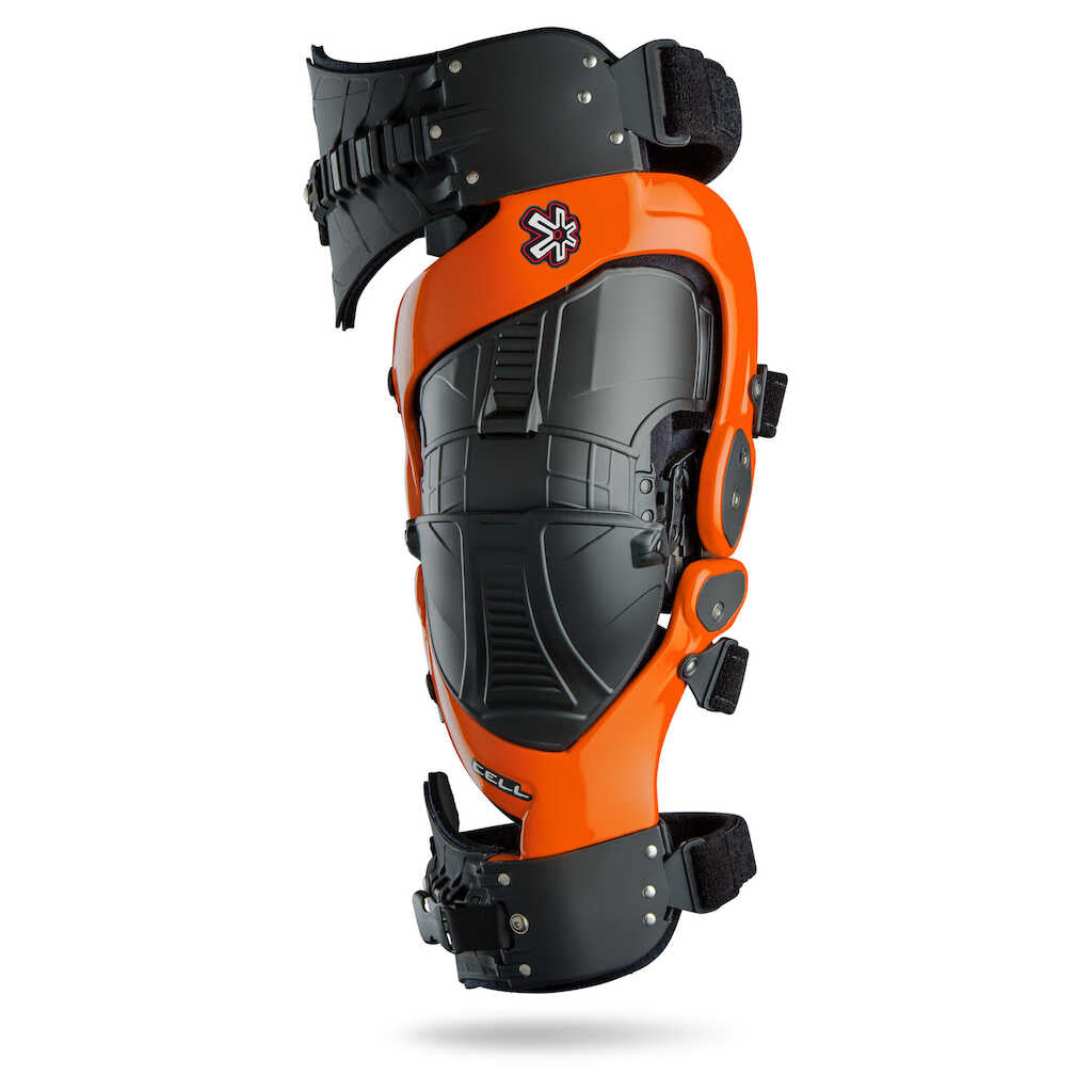 Asterisk Cell Knee Brace - PAIR ORANGE