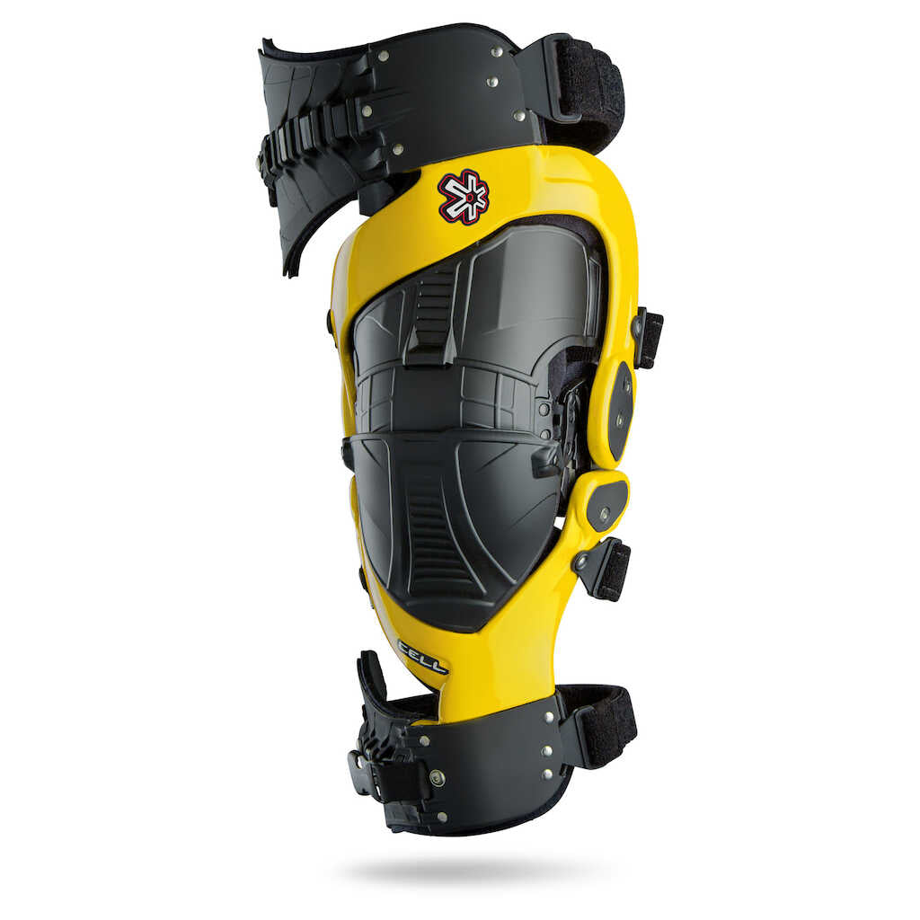 Asterisk Cell Knee Brace - PAIR YELLOW