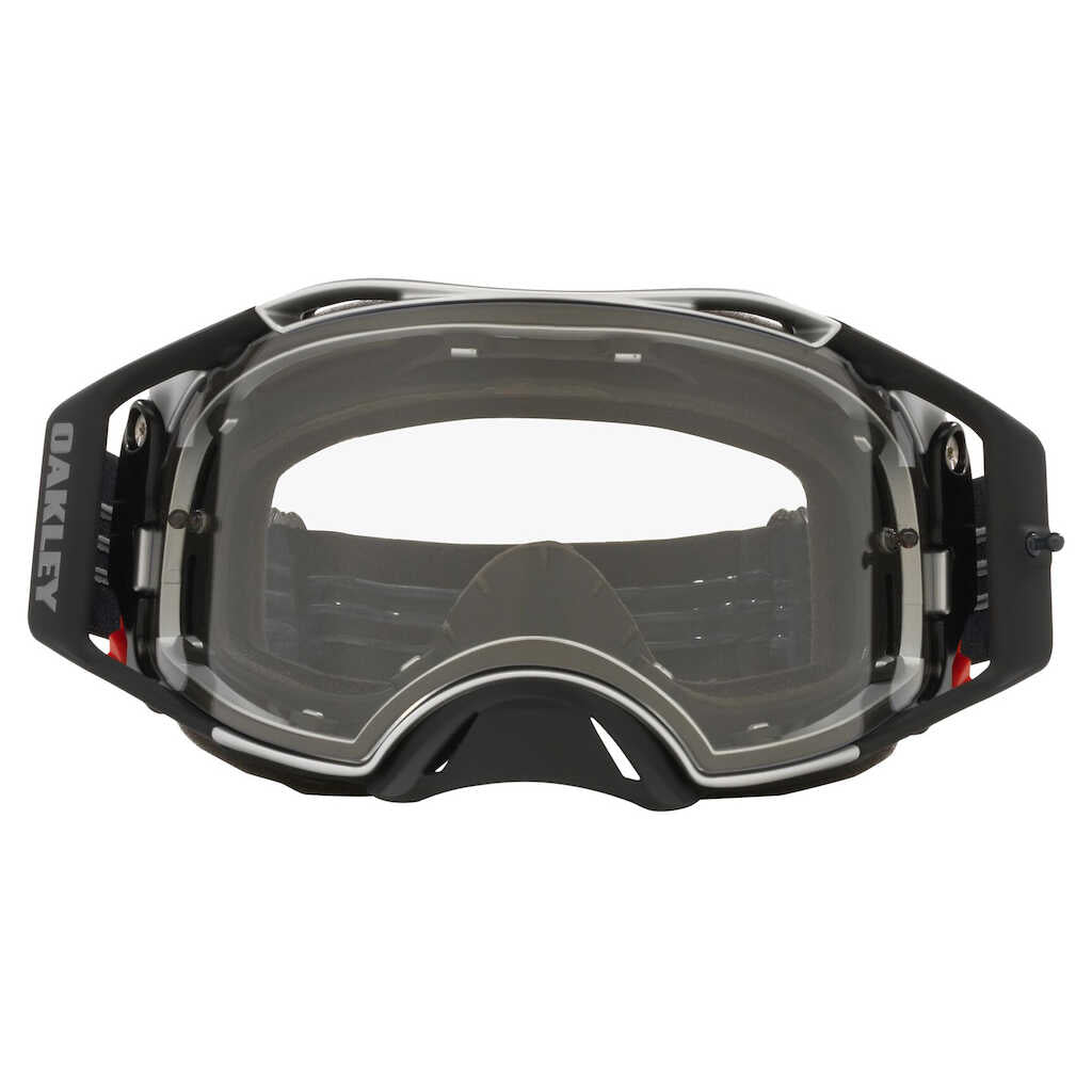 Oakley - Airbrake - Tuff Blocks - Black Gunmetal - Clear Lens