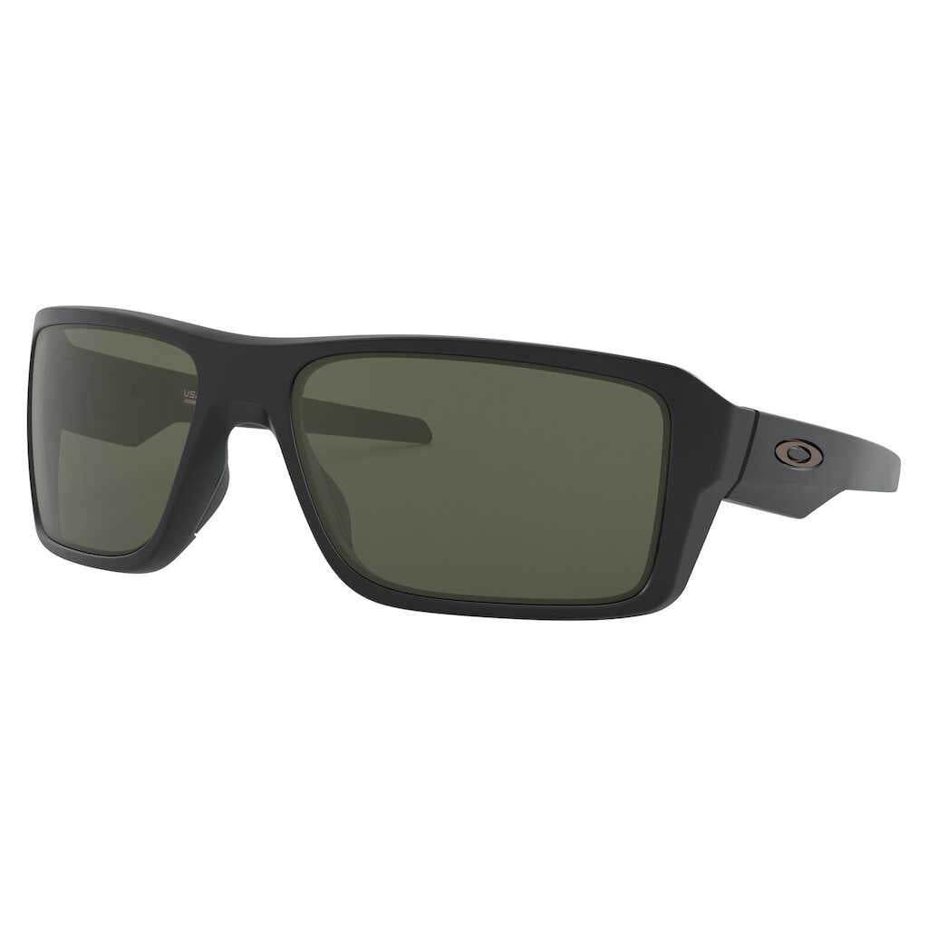 Oakley Sunglasses - Double Edge - Matte Black - Dark Grey Lens