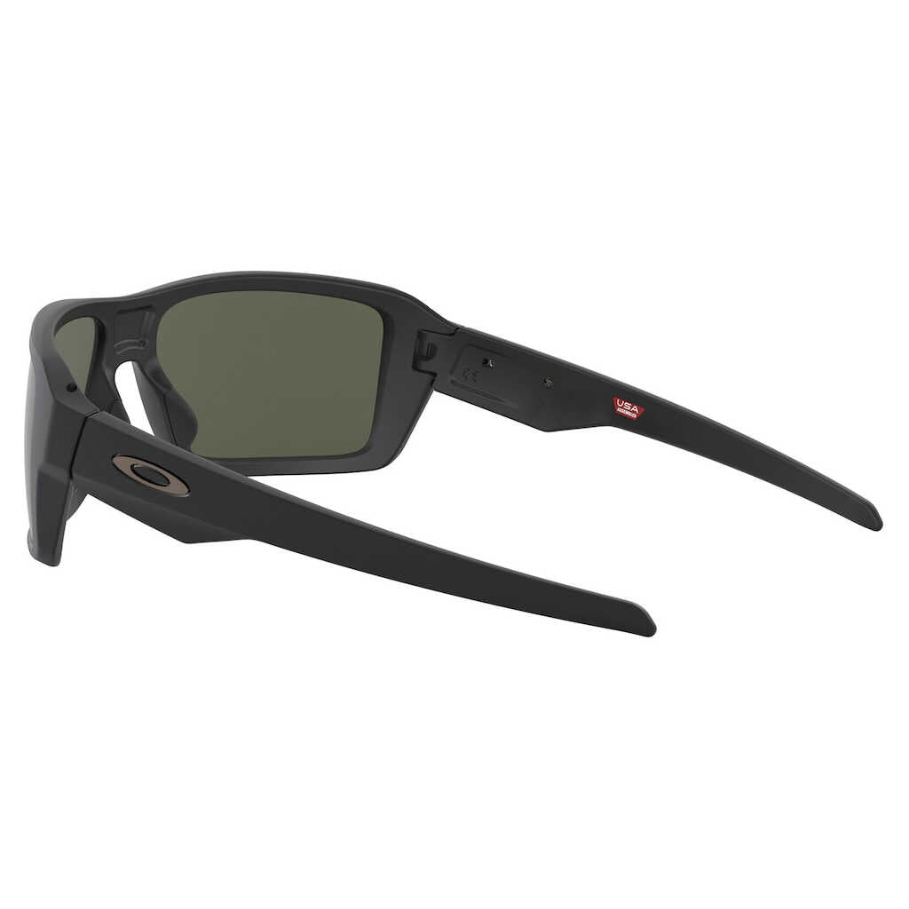 Oakley Sunglasses - Double Edge - Matte Black - Dark Grey Lens