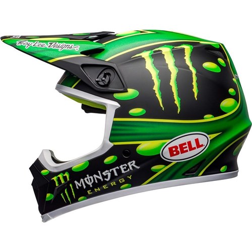BELL MX-9 MIPS SHOWTIME - MATTE BLACK/GREEN