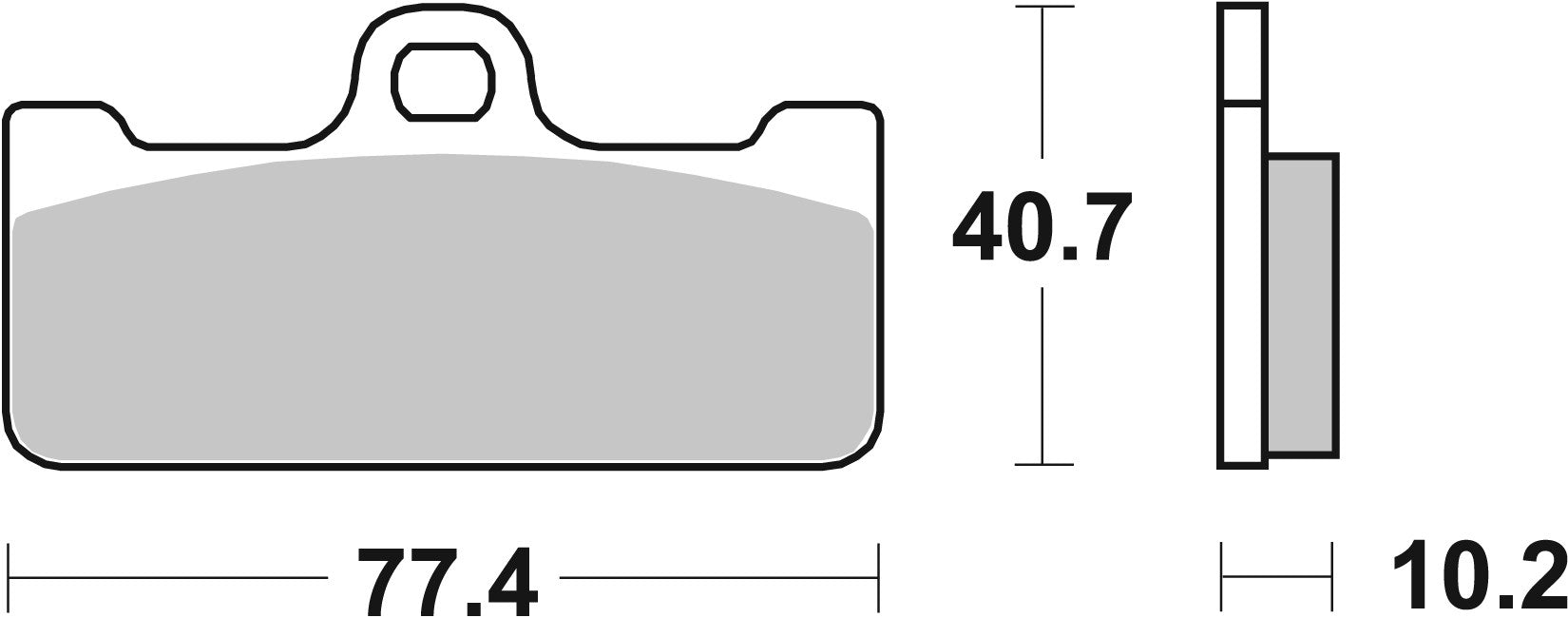 SBS FRICTION - Dual Sinter Front Racing Brake Pads - Moto2, 3 & WSBK SPEC - 711DS-