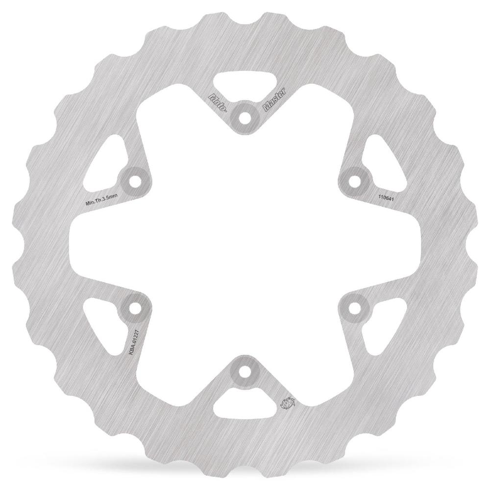 Moto-Master Mud Fixed Brake Disc Solid Rear - Yamaha: WR/WRF, YZ/YZF