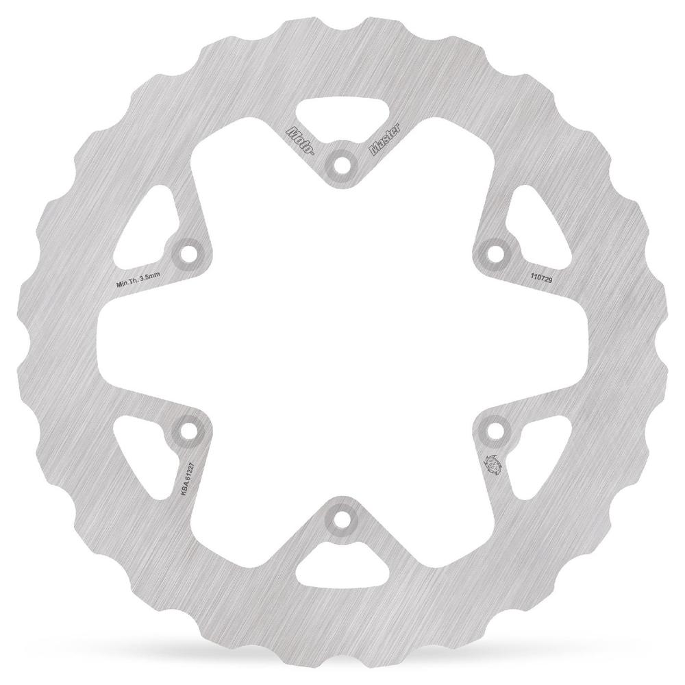 Moto-Master Mud Fixed Brake Disc Solid Rear - Yamaha: YZF450 2018 on