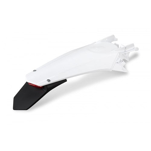 UFO GAS GAS EC/EC-F 21-22 REAR FENDER ENDURO W/LED (WHT)