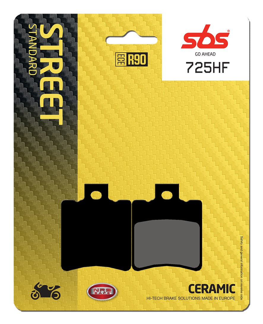 SBS FRICTION - Ceramic Front / Rear Brake Pads (SBS 143) - 725HF-