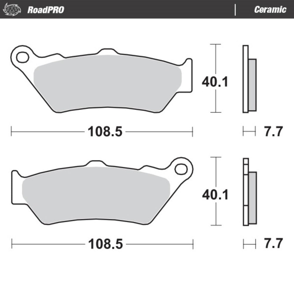 Moto-Master RoadPRO Ceramic Brake Pad (FD0216)