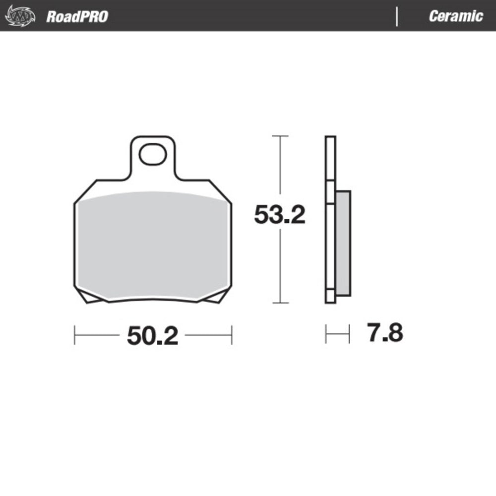 Moto-Master RoadPRO Ceramic Brake Pad (FD0256)