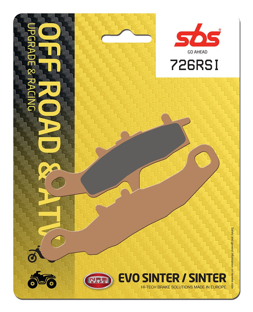 SBS FRICTION - Racing Sinter Off Road Front Brake Pads - 726RSI-